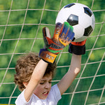 HASTHIP® Soccer Gloves, Goalie Gloves, Goalkeeper Gloves with Fingersave, Ultimate Grip Football Goalie Gloves with Strong Receiver, American Football for Men, Boys, Youth, Adult, Kids