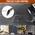 HASTHIP® Coffee Hand Brewer,Coffee Tea Pot 12.3OZ Hanging Ear Hand Blunt Long Narrow Drip