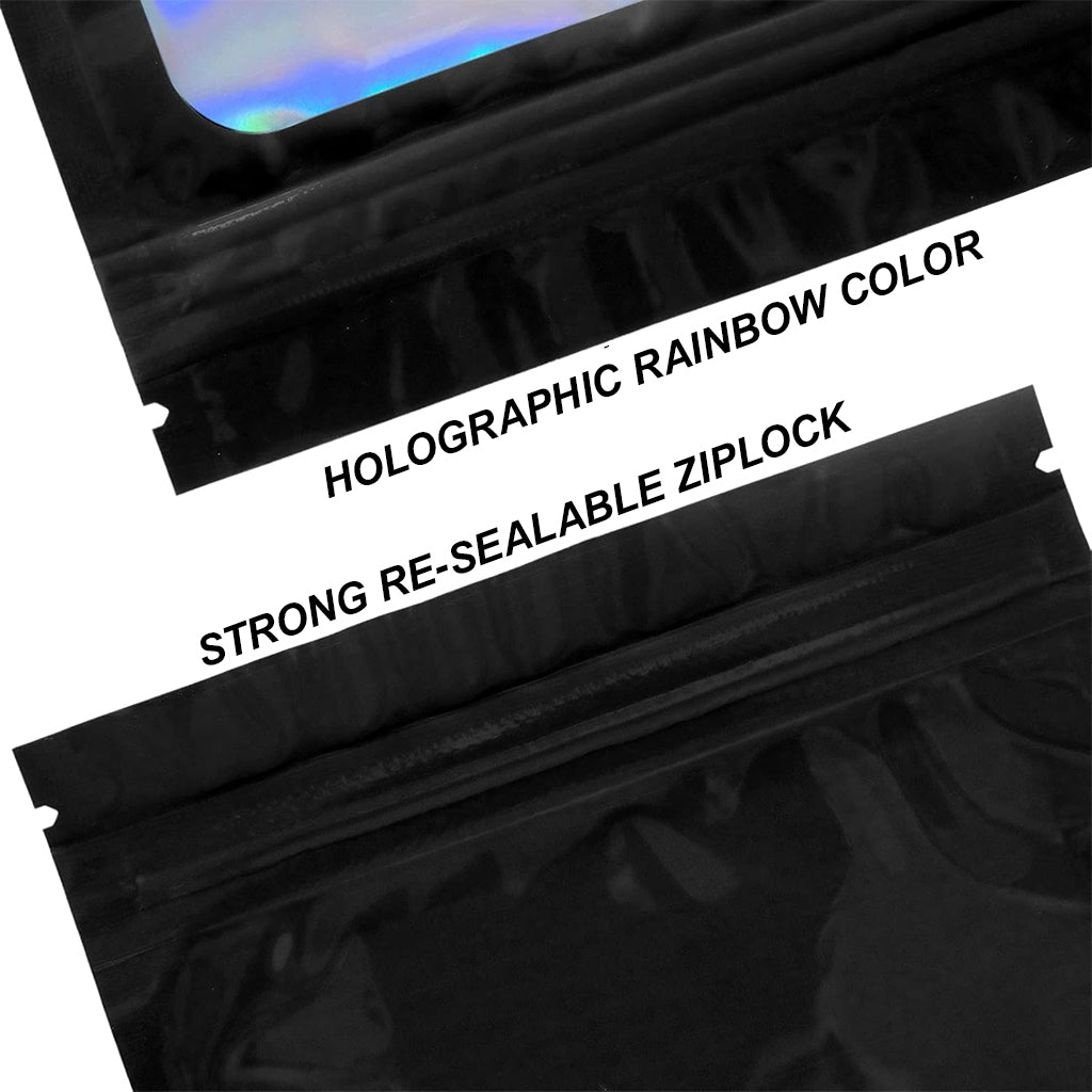 HASTHIP® Smell Proof Bags & Resealable Foil Pouch Mylar Sample Bag Great for Party Favor Food Storage