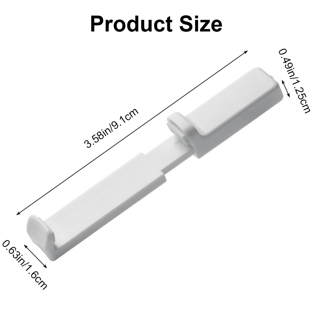 HASTHIP Adjustable Toilet Seat Lifter Handle for Touch-Free Use with 304 Stainless Steel Screws