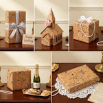 HASTHIP Wild Flower Vintage Floral Matte Wrapping Paper Roll for Gifts and Creative Projects