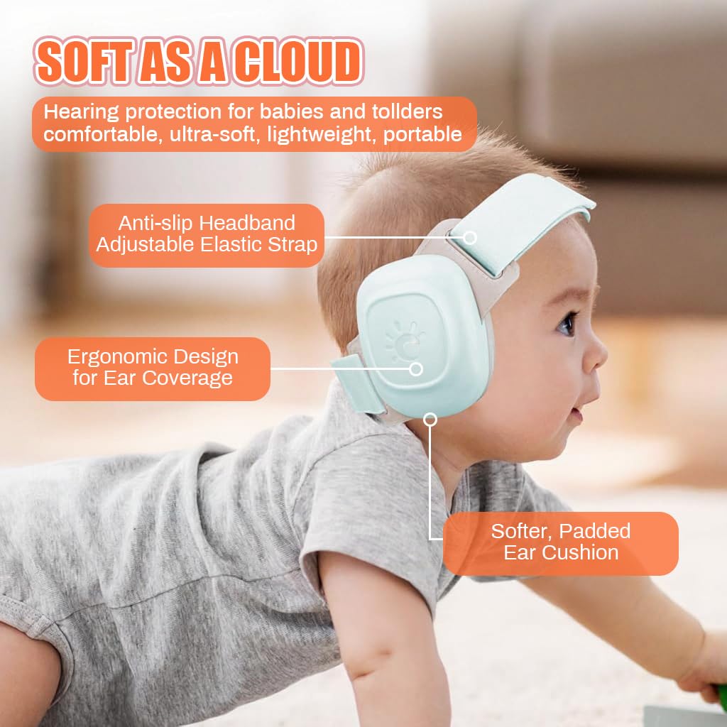 HASTHIP Baby Noise Reduction Earmuffs 0–48 Months