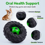 HASTHIP Squeaky Chew Ball – Interactive Dog Toy with Teeth-Cleaning Texture