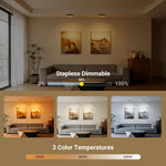 HASTHIP USB Cordless LED Wall Lamp with Remote Control