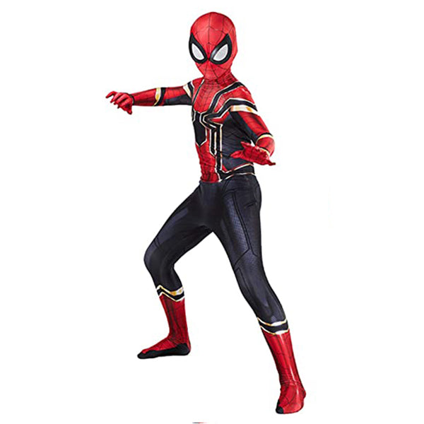 HASTHIP Spider-Man Costume for Kids, 3D Printed Spandex Superhero Bodysuit