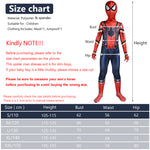 HASTHIP Spider-Man Costume for Kids, 3D Printed Spandex Superhero Bodysuit