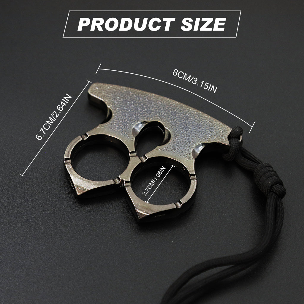 Zinc Alloy Survival Keychain with Lanyard