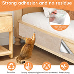 HASTHIP® 1PCS 39.4"x15.8" Self-Adhesive Cat Scratch Mats – Trimmable DIY Cat Scratcher Pads for Couch