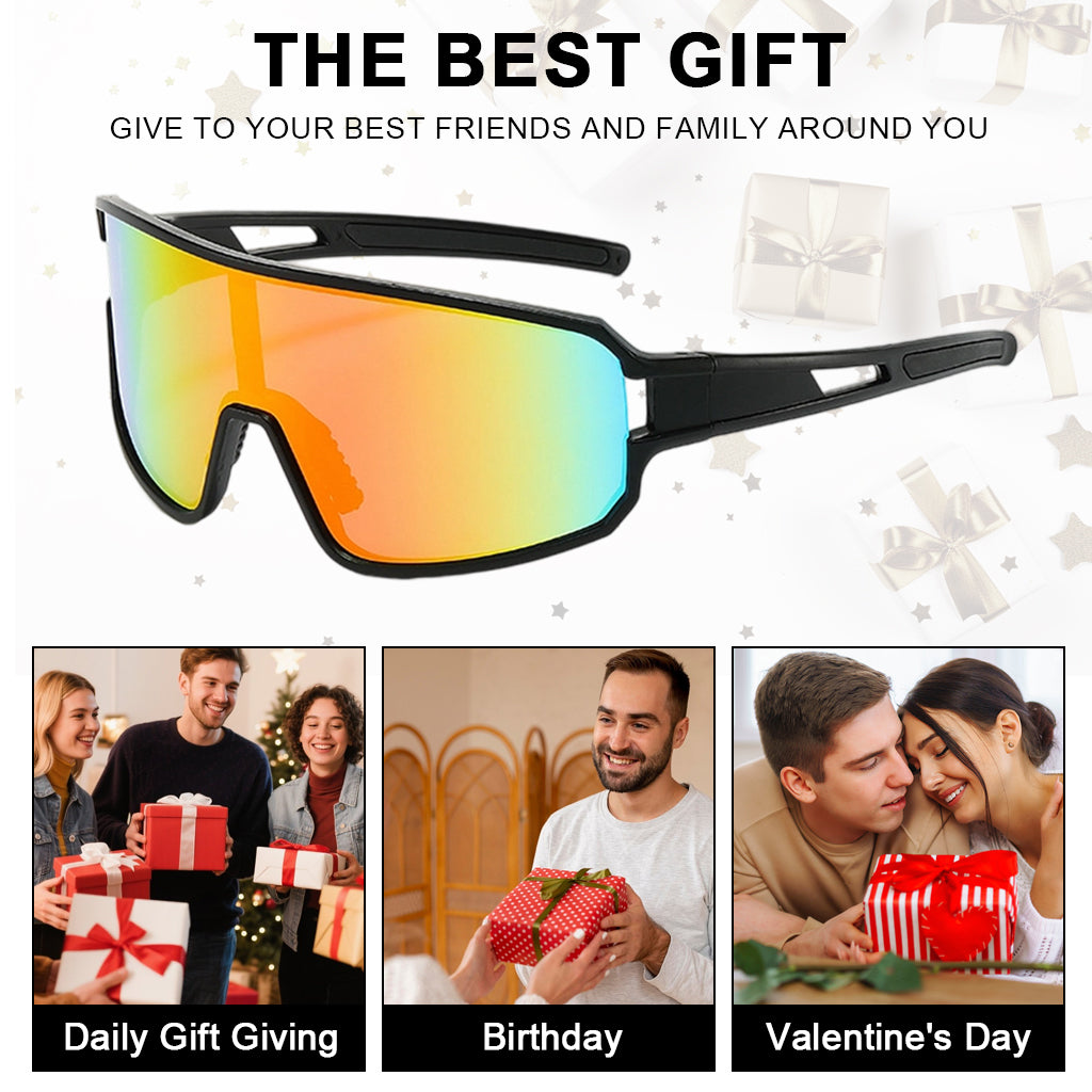 HASTHIP® Sunglasses Men Polarized Sunglasses for Mens and Womens,Black Retro Sun Glasses Driving Fishing UV Protection Fishing Cycling Mountain Bike Baseball Sunglasses with UV Protection