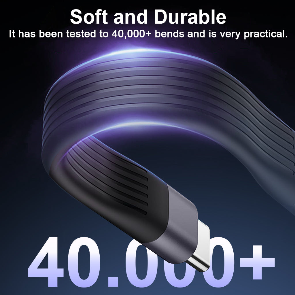HASTHIP® Cable USB C corto PD 240W/USB 4.0 C/Transferencia datos 40 Gbps