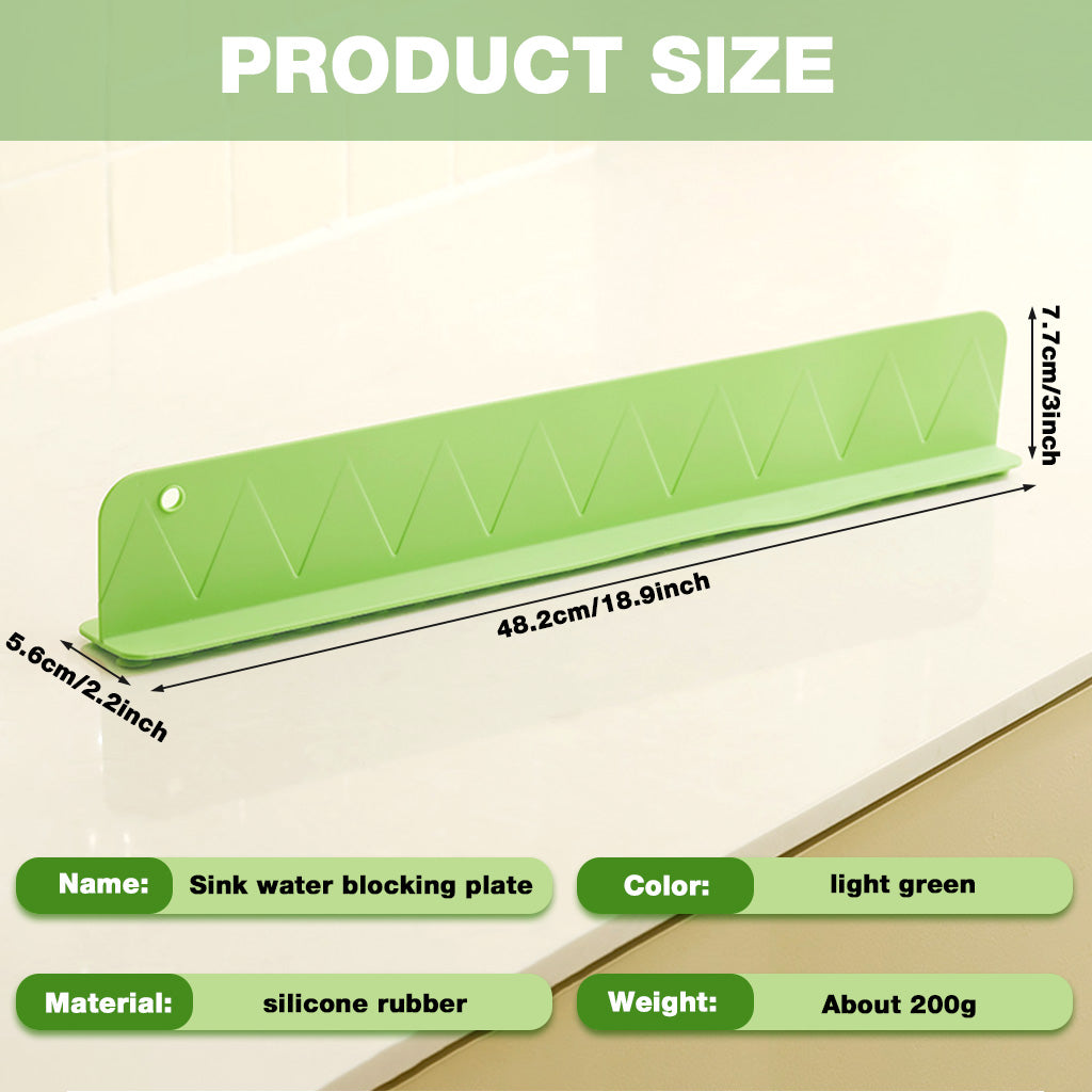 HASTHIP® Silicone Sink Splash Guard for KitchenGray (19.7 x 2.1 x 3.3)