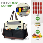 HASTHIP® Lunch Bag for Women with 15.6" Laptop