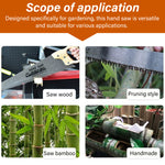 45cm Hand saw for Wood, Plywood Cutting, Heavy Duty SK-4 Steel Handsaw for Pruning, Gardening, High Cutting Efficiency, Hand-Crafted Tool for Carpenter