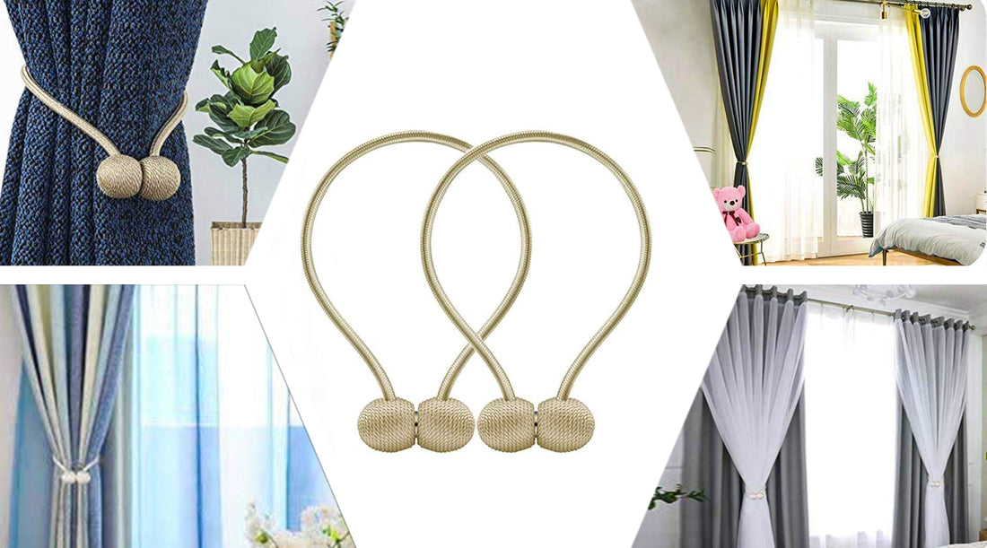 A Stylish Addition to Your Space: Pack of 1 Solid Curtain Tiebacks