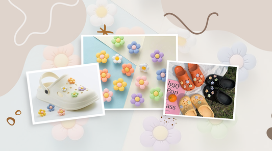 Step into Style with Resin Flower Shoes Charms