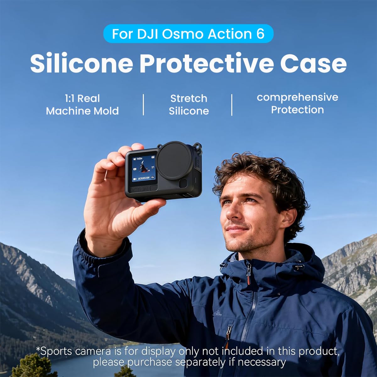 ZORBES® Silicone Protective Cover for DJI Osmo Action 6