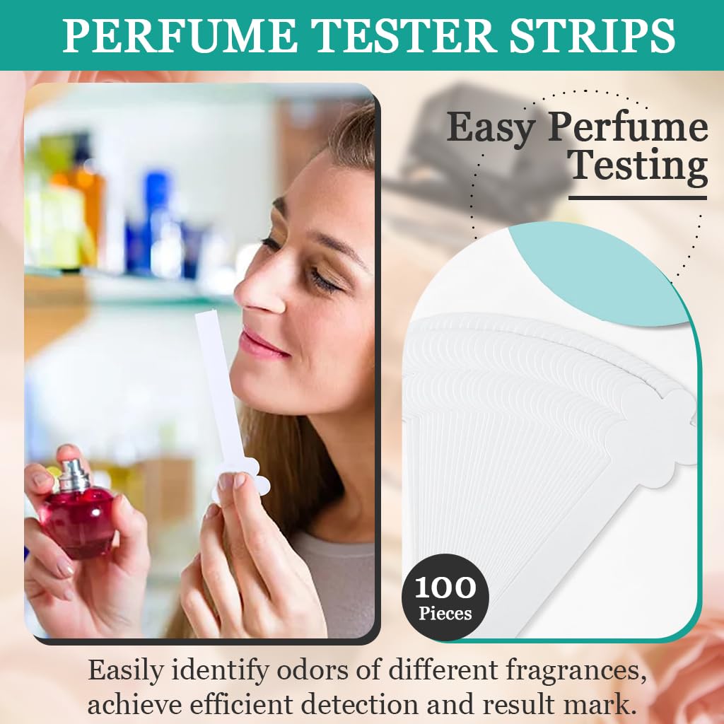 HASTHIP® 100-Pack 13cm Perfume Test Strips for Fragrance Sampling