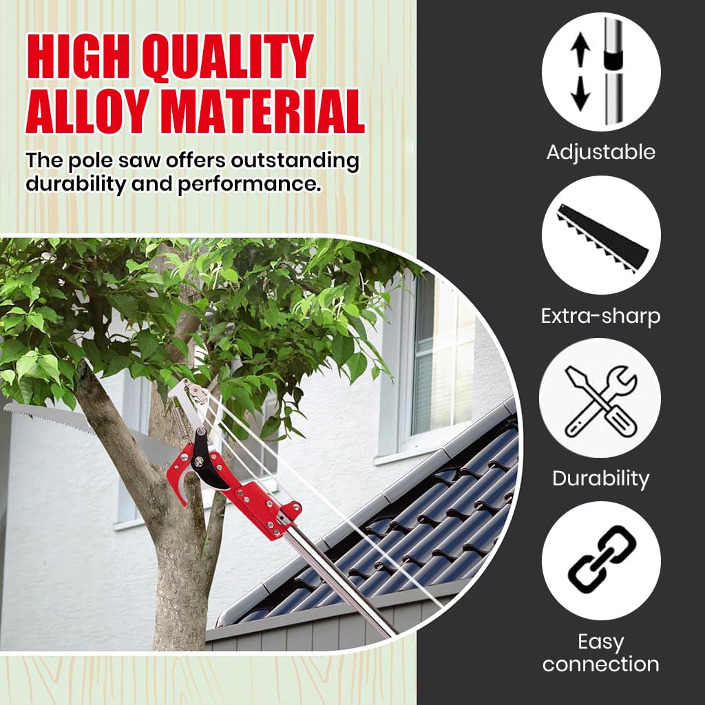 HASTHIP 3.3m Telescopic Tree Pruner & Saw
