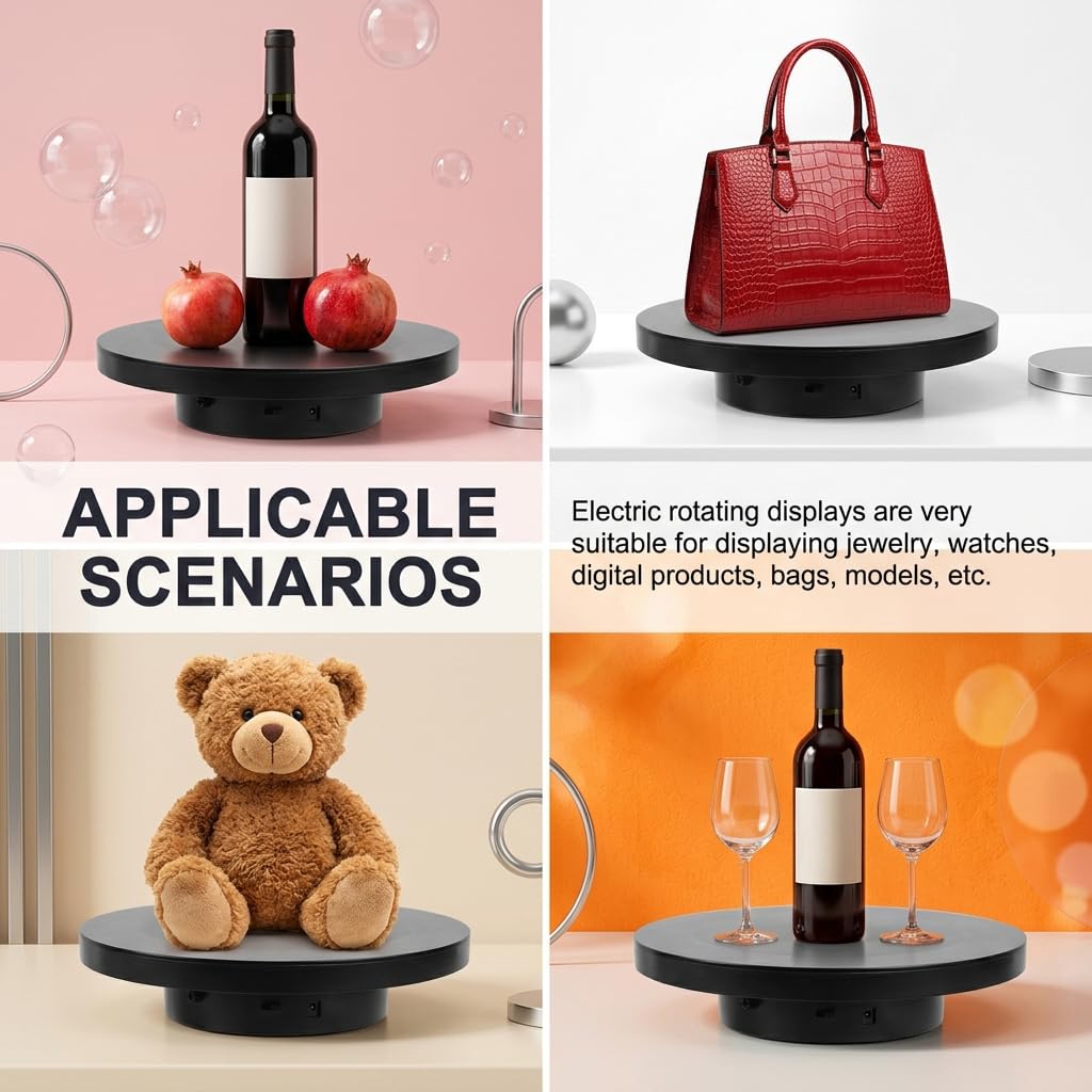 HASTHIP Rotating Display Stand for Product Photography