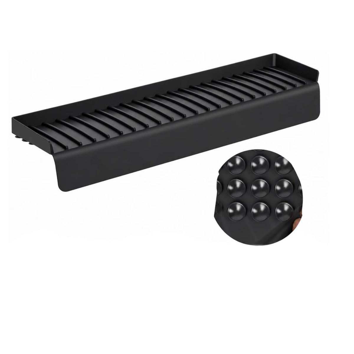 HASTHIP Silicone Sink Edge Protector, 4 x 24 in, 5mm Thick with 5 Degree Drainage Slope