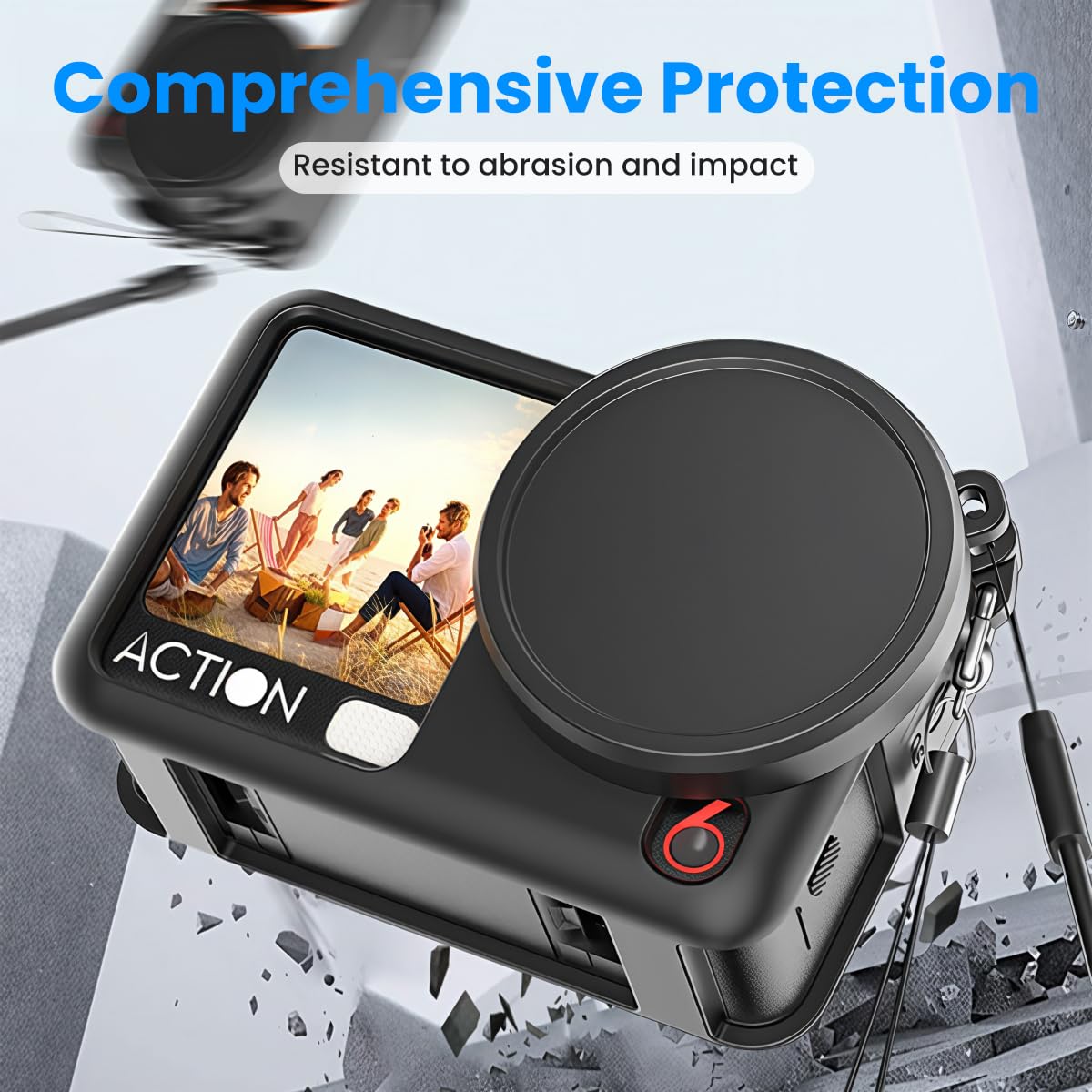 ZORBES® Silicone Protective Cover for DJI Osmo Action 6