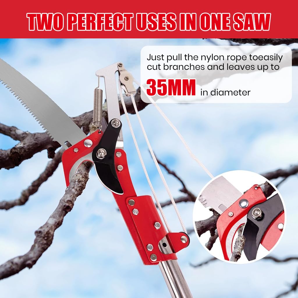 HASTHIP 3.3m Telescopic Tree Pruner & Saw