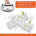 HASTHIP® 9Pcs Replacement Parts for Mi Robot Vacuum-Mop 2i & 2 Pro, Spare Accessories with 1 Main Brush, 3 Side Brushes, 2 Mop Cloth, 2 Filters, 1 Cleaning Brush - Cleaning Tools