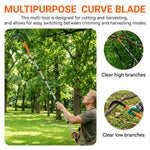 HASTHIP 285cm Telescopic Fruit Picker with Curved Blade