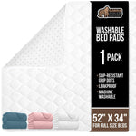 HASTHIP Washable Waterproof Underpad for Adults, Toddlers and Seniors with Slip-Resistant Backing