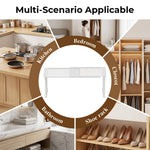 HASTHIP Adjustable Wardrobe Storage Shelf 38–65cm