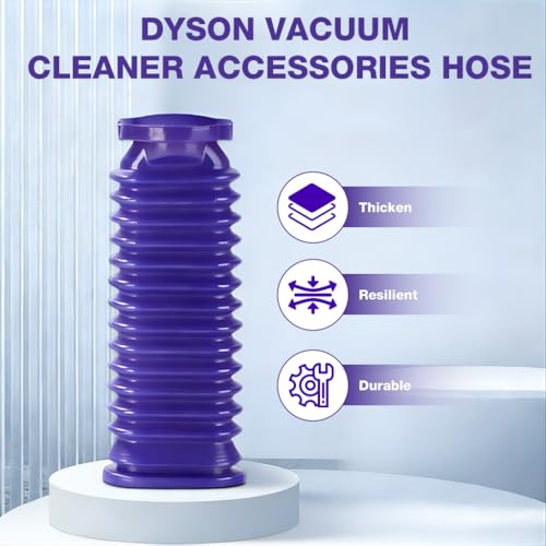 HASTHIP® 2Pcs Set Replacement Kit Vacuum Cleaner Replacement Parts, Roller Suction Internal Hose for Dy*Son V11 /V10/ V8/ V7 /V6 Series Vacuum Cleaner Accessories Kit with 1 Hose + 1 Screw