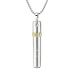 HASTHIP 528Hz Breathing Necklace with Smooth Metal Design for Mindfulness and Daily Use