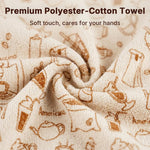 HASTHIP 20-Pack Microfiber Cleaning Cloths, Tear-Away Towels for Kitchen, Home and Car