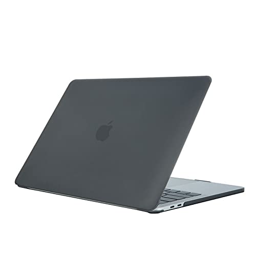 HASTHIP® Funda Dura para MacBook Air 13.3 Pulgadas M1 A2337 A2179 A1932, Protector Resistente al Agua y a los Arañazos, Carcasa Rígida Compatible con Apple Mac Book Air 2020 2019 2018 - Negro