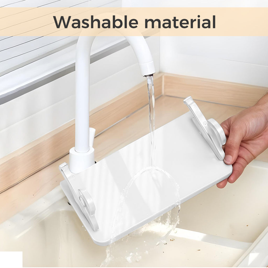 HASTHIP® Wall Shelf Aesthetic White Little Swan Storage Shelf Self Adhesive Wall Decor Shelf Bathroom Toiletries Storage Holder Utility Shelf for Kitchen, Bathroom, Office, 25x13x2.3cm