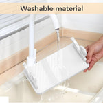 HASTHIP® Wall Shelf Aesthetic White Little Swan Storage Shelf Self Adhesive Wall Decor Shelf Bathroom Toiletries Storage Holder Utility Shelf for Kitchen, Bathroom, Office, 25x13x2.3cm