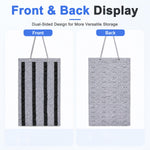 HASTHIP Hanging Felt Display Case for 60 Diecast Cars with 60 Pockets and Foldable Design