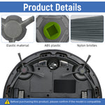 HASTHIP® 6pcs Replacement Side Brushes for Ecovacs Robot Vacuum U2 Pro Robust Nylon Bristle Side Brushes Spare Side Brushes.