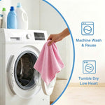 HASTHIP 20-Pack Microfiber Cleaning Cloth Roll, Reusable Tear-Away Towels, 25*25cm