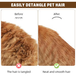 HASTHIP® Dog Brush for Shedding cat deshedding grooming supplies for indoor short long hair pet dematting undercoat rake for