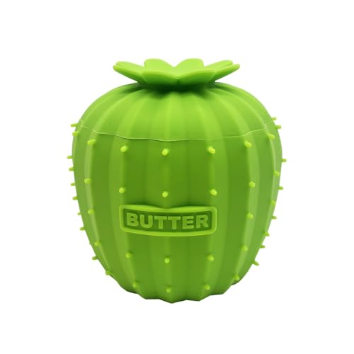 HASTHIP® Silicone French Butter Crock with Lid for Countertop for Spreadable Soft Butter