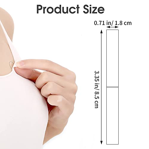 HASTHIP® 108PCS Double Sided Tape for Clothes Bra Stickers One-Off Body Skin Invisible Clear Clothing Strips 18x85mm Fabric Skin Friendly