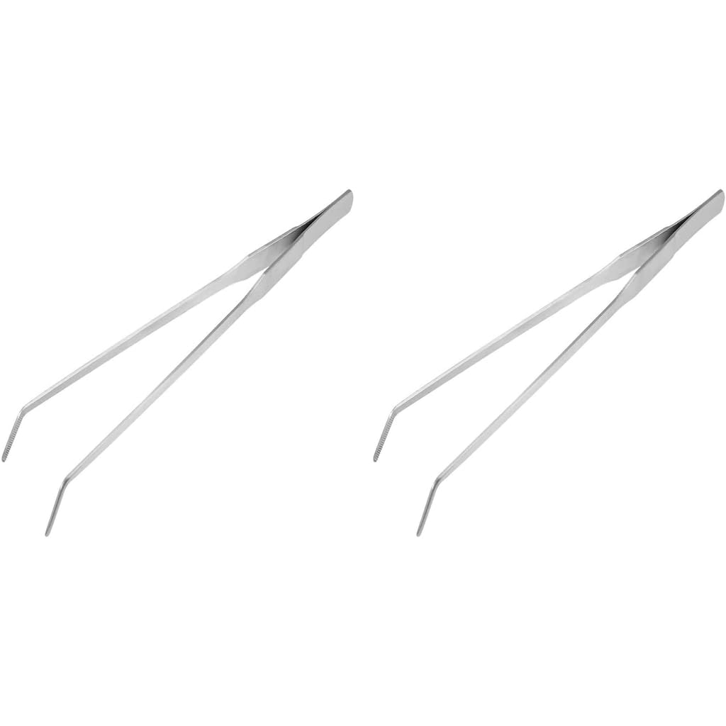 HASTHIP Tweezers for Aquarium with Straight Design and 27cm Size | Stainless Steel 2 PCS