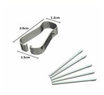 HASTHIP® Universal Touch Stylus S Pen Replacement Stylus Pen Refill Tool Kit for Galaxy Note 10 / Note10+Plus / Note20 / Note20+ Plus Tab S6/7, 5pcs with 1 Tweezers Removal Tool(Black) (White)