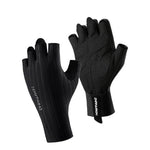 HASTHIP® Cycling Gloves Half Finger, Breathable Gloves, Fingerless Mountain Bike for Biking Hiking-Black-XL