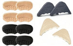 HASTHIP® Almohadillas de Talón y Metatarsianas 20PCS,Plantillas Antideslizantes Autoadhesivas para Zapatos de Mujer y Hombre,Alivio del Dolor Prevención Ampollas Ajuste Cómodo (Negro Beige)