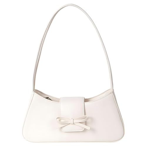 HASTHIP® Shoulder Bag for Women Hobo Handbags TrendyY2K Purses Patent Leather Clutch Bag Cute Bow PurseTote Bag for Woman