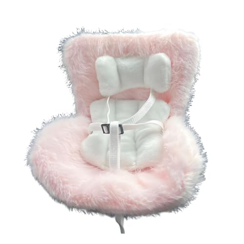 HASTHIP® Doll Car Seat for 17cm Dolls with Air Vent Clip and Desktop Stand, Cute and Functional Car Ornament for Blind Box Doll Fans
