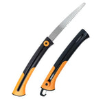 HASTHIP® Retractable Hand Saw 9.45 inches Flexible Pruning Hand Saw with Safety Locking Knob Carboon Steel Gardening Saw Multifunctional Portable Hand Saw with Intergrated Quick Release Hook