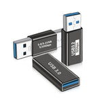 HASTHIP® USB 3.0 Adapter Kit (3-Pack),5Gbps Data Transfer,Type A Male to Female,Female to Male USB Coupler Converter Compatible with MacBook iPad Laptop Hubs Game